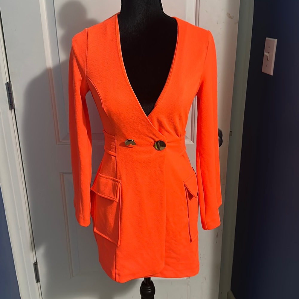 ASOS Bright Orange Dress